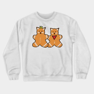 Gingerbread Merthur Cats Crewneck Sweatshirt